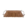Enger PLASTIKINIS DUONOS KREPŠELIS PLYTAS RUDAS 70-P-3 32X32X3.5CM 1vnt.