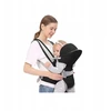 Ergonomiška kelioninė klubinė nešynė kūdikiui iki 13 kg, juoda