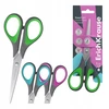 ErichKrause EasyCut+ mokyklinės žirklės kairiarankiams, 17 cm, spalvų derinys