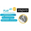 Espiro kojec PLAY UP podwyższany + UCHWYTY žalias