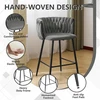 EUGAD 2 BARŲ KIEMEČIŲ RINKINYS ATGALĖS ATRAŠTA PĖDŲ ATRAŠTA BISTRO KĖDĖ HOKER 89 CM