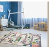 Eureka Home DYWAN DZIECIĘCY DROGA ULICA DLA DZIECI ULICZKI ANTYPOŚLIZGOWY MODNY 160X220