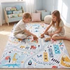 Eureka Home DYWAN DZIECIĘCY DROGA ZWIERZĘTA DO POKOJU DZIECKA ANTYPOŚLIZGOWY 100X150