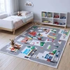 Eureka Home VAIKŲ KILIMAS KELIŲ GATVĖS VAIKŲ KAMBARIAI, ANTISLĖDIMAS 120X180