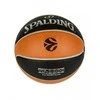 Eurolygos krepšinio kamuolys TF1000 Legacy Spalding 7 dydis oranžinis/juodas