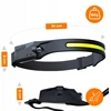 EVI LED GALVOS LEMPAS Įkraunamas GALVOS LEMPAS Galingas vandeniui atsparus žibintas GESTUES USB-C
