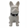Ewax SKARBONKA BULDOG Baltas Z CZARNĄ OBROŻĄ 23,5 cm