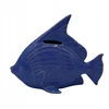 Ewax SKARBONKA CERAMICZNA RYBA mėlyna 17x8,5x14 cm