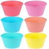 Excellent Houseware Plastikiniai dubenėlių rinkinys 6 vnt. 12,5 cm, 400 ml