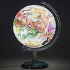 Exerz Iliustruotas šviečiantis gaublys Animals, įvairių spalvų, 30 cm