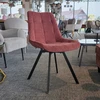 Exito Design Bordo spalvos minkšta pasukama kėdė svetainei, valgomajam, virtuvei, LAPO rašomajam stalui