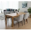 Exito Design Pilkas minkštas krėslas Alex - stilius ir patogumas jūsų namams