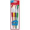 Teptukų rinkinys Faber-Castell soft touch, 4vnt/pak, nr.2,6,10,12
