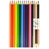 Faber-castell 15 spalvų trikampės mokyklinės kreidelės (su odos atspalviais)