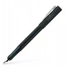 Faber-Castell Grip 2011 fountain pen, nib width F, ink mėlynas erasable, barrel colour juodas