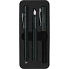 Faber-castell Grip 2011: Rašiklis ir Fontanas, Juodas Rinkinys