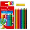 Faber-castell Jumbo storio kreidelės, 12 spalvų