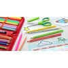 FABER CASTELL Mokyklinės žirklės Grip, žalios
