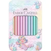 Faber-Castell Blizgančios didelės pastelinės spalvos skardinės – 10 vnt. (210910)