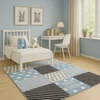 Family fabrics DYWAN DLA DZIECKA - DZIECIĘCY KIDS JAZZ BŁĘKITNY - 120 x 170