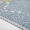 Family fabrics Dywan dziecięcy 577 mėlynas w motyle - 80x150