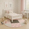Family Fabrics DYWAN OKRĄGŁY DLA DZIECKA - DZIECIĘCY KIDS JAZZ ROŽINĖ - Koło Fi 140