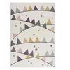 Family fabrics Vaikiškas kilimėlis su šventinėmis vėliavėlėmis Anime 80x150cm