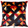 Faro Dekoratyvinė "velvet" pagalvės užvalkalas 40x40 cm, geometrinis raštas