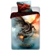 Faro PATALYNĖ 140x200 DRAGON DRAGON FLYING FIRE JAUNIMO MEDVILNĖ
