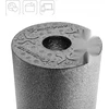 FASCIA ROLLER 30CM 15CM VIDUTINIO KIETIO MASAŽO ATSALAIDINĖ TRENIRUOTĖ