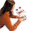 Fat Brain Toys 3000 vnt. „Jixelz Pixel“ galvosūkių rinkinys, vedlys, dėlionės plytelės, riebalų smegenų žaislas