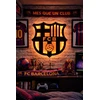 FC Barcelona Crest LED futbolo lempa dovanų naktinė lempa + NEMOKAMA