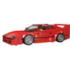 Ferrari F40 - Mould King blokuoja 27038 greičio čempionų rinkinį + vitrina