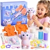 Fest KATĖS LETENĖS ANTISTRESAS SQUISHY DIY RINKINYS, SKIRTAS VAIKAMS GAMINTI SQUISH