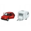 FIAT 126 MALUCH + CARAVAN TRAILER 1:34 ATIDARYMO DURYS WELLY RETRO PRL