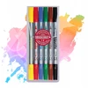 Fibracolor flomasteriai, 6 vnt. su dėklu