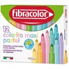 Fibracolor Markeriu rinkinys Colorito Maxi Pastel 12 spalvų