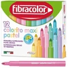 Fibracolor Markeriu rinkinys Colorito Maxi Pastel 12 spalvų