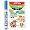Fibracolor Maxi spalvinimo markeriai vaikams, 6 spalvos