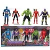 Malplay Keršytojų herojų figūrėlės- AVENGERS SPIDERMAN, HULK, IRON MAN, THANOS
