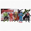 Malplay Keršytojų herojų figūrėlės- AVENGERS SPIDERMAN, HULK, IRON MAN, THANOS