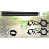 Fit4Med Dviračio laikiklis papildomas vairo pailginimas 40cm uni adapteris