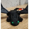 FLEXI Totothless NIGHT FURY Toothless Kaip išmokyti savo drakoną - TIK TOK