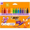 „Flomasteriai - BIC - 517250 - Daugiaspalviai - Jumbo - 12 vienetų rinkinys“