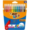 Flomasteriai Bic Kids Couleur, vienpusiai, 12 vnt.