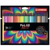 Stabilo Flomasteriai PEN 68 ARTY 24sp.+6neon