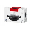 Florina Chef aliuminio keptuvė 39,5x28,5 cm 7,3L ovali su dangčiu