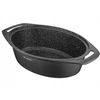 Florina Chef aliuminio keptuvė 39,5x28,5 cm 7,3L ovali su dangčiu