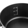 Florina Delux Gessler aliuminio puodas 22cm 3L juoda indukcinė indaplovė