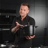 Florina Delux Gessler aliuminio puodas 22cm 3L juoda indukcinė indaplovė